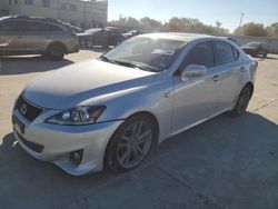 Salvage cars for sale at Wilmer, TX auction: 2011 Lexus IS 250