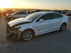 Ford salvage cars for sale: 2015 Ford Fusion Titanium Phev