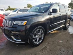 Jeep salvage cars for sale: 2021 Jeep Grand Cherokee Summit