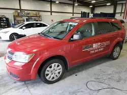 Salvage cars for sale at Byron, GA auction: 2018 Dodge Journey SE