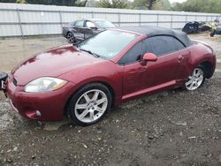 Salvage cars for sale at Windsor, NJ auction: 2007 Mitsubishi Eclipse Spyder GT