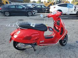 Salvage motorcycles for sale at Van Nuys, CA auction: 2010 Vespa GTS 300 Super