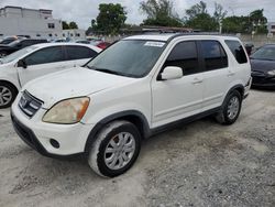 Salvage cars for sale at Opa Locka, FL auction: 2005 Honda CR-V SE