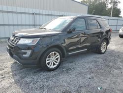 Salvage cars for sale at Gastonia, NC auction: 2017 Ford Explorer XLT