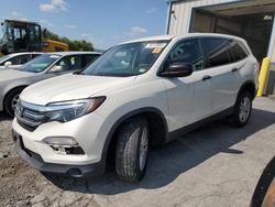 Salvage cars for sale at Chambersburg, PA auction: 2018 Honda Pilot LX