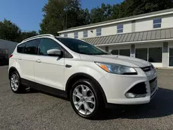 Salvage cars for sale at North Billerica, MA auction: 2014 Ford Escape Titanium