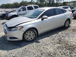 Salvage cars for sale at Byron, GA auction: 2014 Ford Fusion S