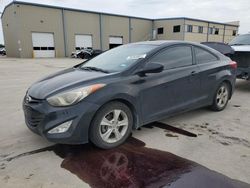 Salvage cars for sale at Wilmer, TX auction: 2013 Hyundai Elantra Coupe GS