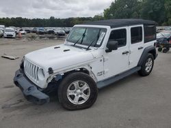 Salvage cars for sale at Glassboro, NJ auction: 2019 Jeep Wrangler Unlimited Sport