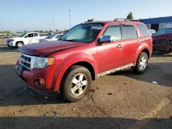 Ford salvage cars for sale: 2011 Ford Escape XLT