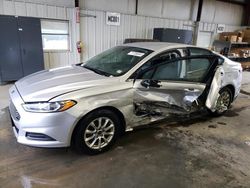 Salvage cars for sale at Chatham, VA auction: 2016 Ford Fusion S