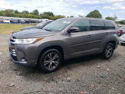 Flood-damaged cars for sale at auction: 2017 Toyota Highlander LE