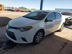 Salvage cars for sale at Phoenix, AZ auction: 2016 Toyota Corolla L