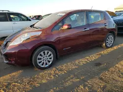 Nissan salvage cars for sale: 2017 Nissan Leaf S