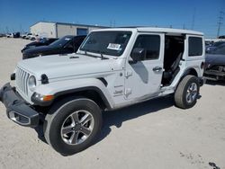 Salvage cars for sale at Haslet, TX auction: 2023 Jeep Wrangler Sahara