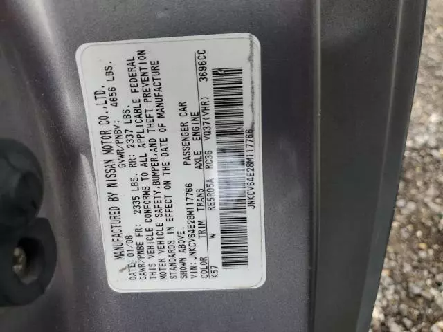 2008 Infiniti G37 Base