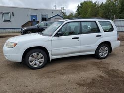 Salvage cars for sale at Lyman, ME auction: 2008 Subaru Forester 2.5X