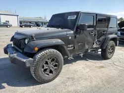 Salvage cars for sale at Tulsa, OK auction: 2016 Jeep Wrangler Unlimited Sahara