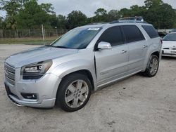 Vehiculos salvage en venta de Copart Fort Pierce, FL: 2015 GMC Acadia Denali