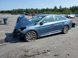 Salvage cars for sale at Windham, ME auction: 2015 Hyundai Sonata Sport