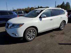 Nissan salvage cars for sale: 2016 Nissan Pathfinder S