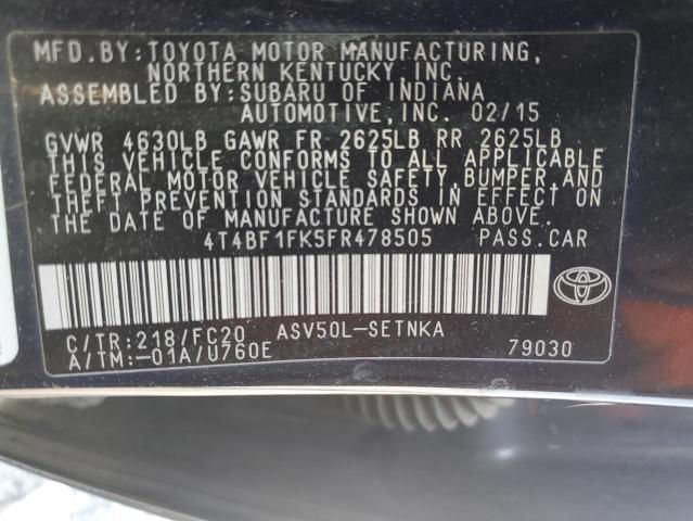 2015 Toyota Camry LE