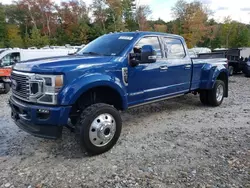 Salvage trucks for sale at West Warren, MA auction: 2022 Ford F450 Super Duty