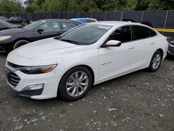 Salvage cars for sale at Waldorf, MD auction: 2020 Chevrolet Malibu LT