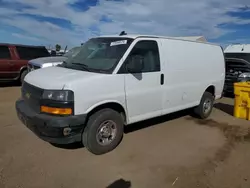 Salvage trucks for sale at Brighton, CO auction: 2021 Chevrolet Express G2500