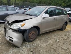 Salvage cars for sale at Waldorf, MD auction: 2003 Toyota Corolla Matrix XR