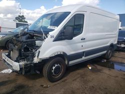 Salvage trucks for sale at Woodhaven, MI auction: 2015 Ford Transit T-250