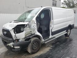 Salvage trucks for sale at Opa Locka, FL auction: 2023 Ford Transit T-250