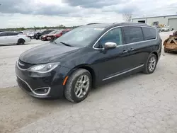 Chrysler salvage cars for sale: 2018 Chrysler Pacifica Limited