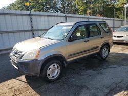 Salvage cars for sale from Copart Austell, GA: 2006 Honda CR-V LX