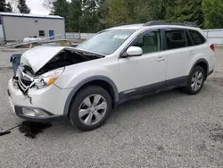 Salvage cars for sale at Arlington, WA auction: 2010 Subaru Outback 2.5I Limited