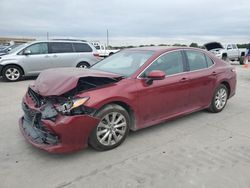 Toyota salvage cars for sale: 2020 Toyota Camry LE