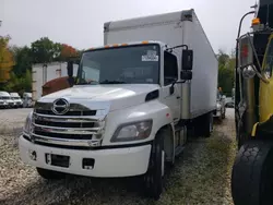 Salvage trucks for sale at West Warren, MA auction: 2017 Hino 258 268