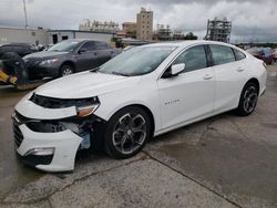 Salvage cars for sale at New Orleans, LA auction: 2022 Chevrolet Malibu LT