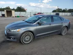 Salvage cars for sale at Newton, AL auction: 2014 Ford Fusion Titanium