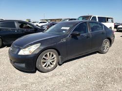 Salvage cars for sale at Temple, TX auction: 2009 Infiniti G37 Base