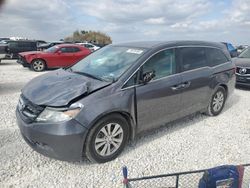 Salvage cars for sale at Taylor, TX auction: 2016 Honda Odyssey EX