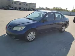 Honda salvage cars for sale: 2005 Honda Civic LX