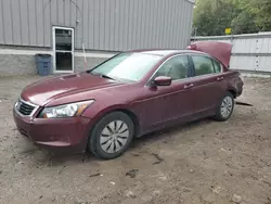 Salvage cars for sale at West Mifflin, PA auction: 2009 Honda Accord LX