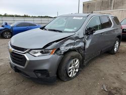 Chevrolet salvage cars for sale: 2019 Chevrolet Traverse LS