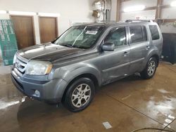 Salvage cars for sale at Pekin, IL auction: 2011 Honda Pilot Exln