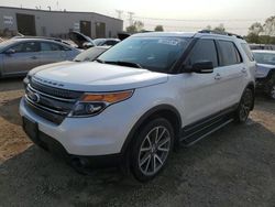 Salvage cars for sale at Elgin, IL auction: 2015 Ford Explorer XLT