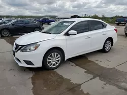 Salvage cars for sale at Grand Prairie, TX auction: 2017 Nissan Sentra S