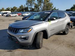 Salvage cars for sale at Bridgeton, MO auction: 2019 Jeep Compass Trailhawk