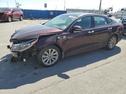 Salvage cars for sale at Anthony, TX auction: 2018 KIA Optima EX