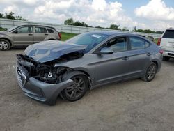 Hyundai salvage cars for sale: 2018 Hyundai Elantra SEL